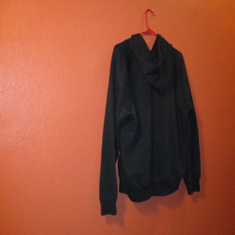 Jordan Jacket Y2K Men X Large Black Red Full Zip Pockets Vintage Hooded Jacket - Picture 7 of 11